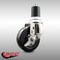 Service Caster 4 Inch 316SS Hard Rubber Swivel 1-7/8 Inch Expanding Stem Caster with Brake SCC SCC-SS316EX20S414-HRS-TLB-178 - alternate 2